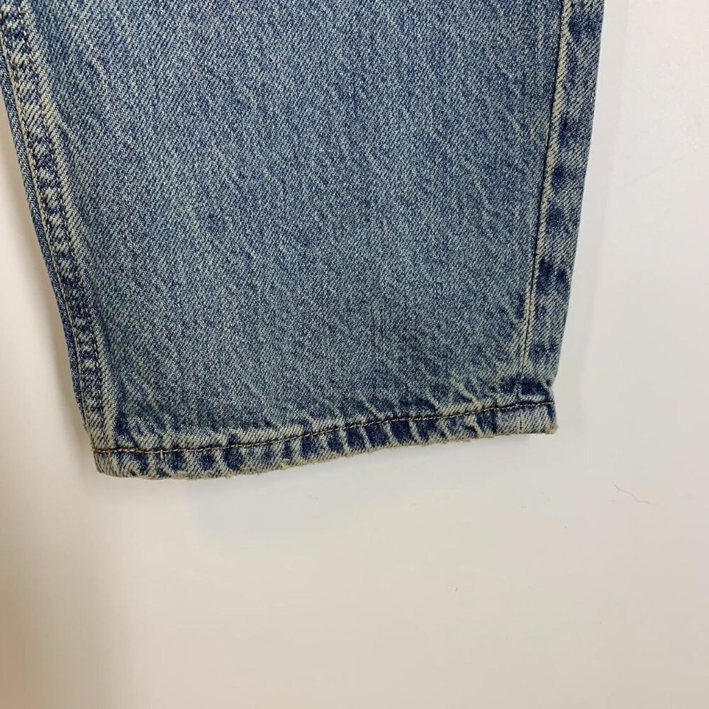 Mango Women's Mom High Waisted Tapered Cotton Stretch Denim Jeans Size 16 NWT - Picture 5 of 15